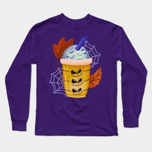 Spooky Halloween Milk Tea Long Sleeve T-Shirt